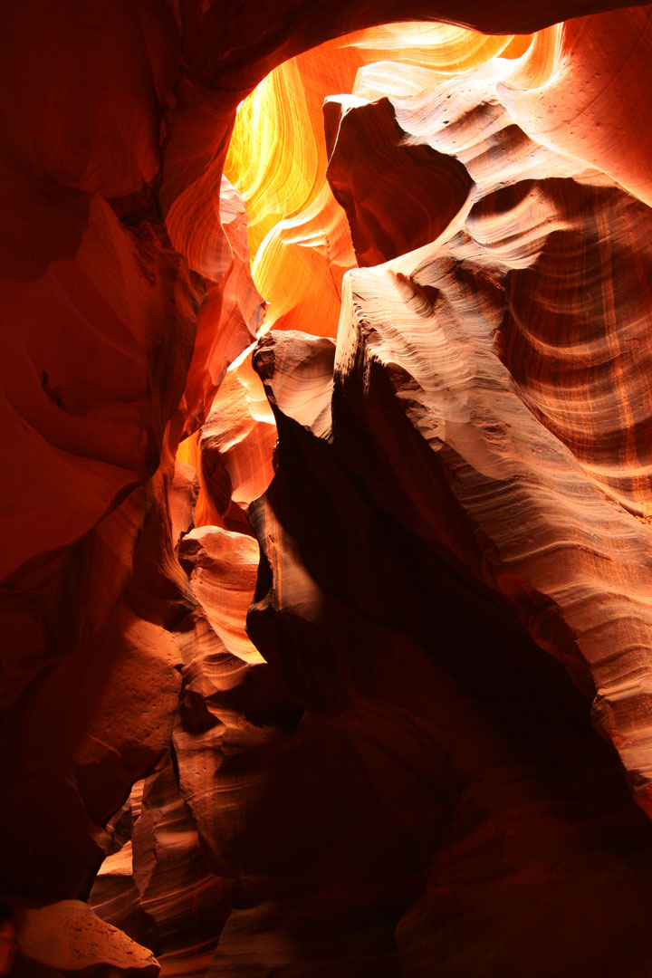 Shadows Of Antelpe Canyon, Arizona, US