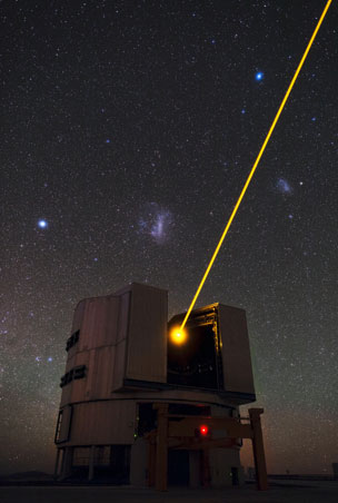 Laser In the Sky Atacama Desert, Chile