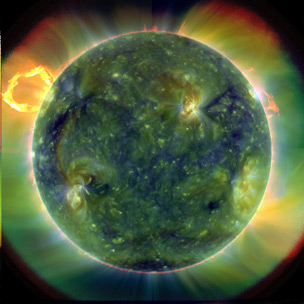 Full Disk Ultraviolet View Of Sun