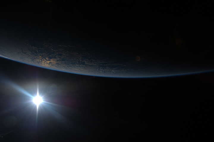 Sunrise in Orbit